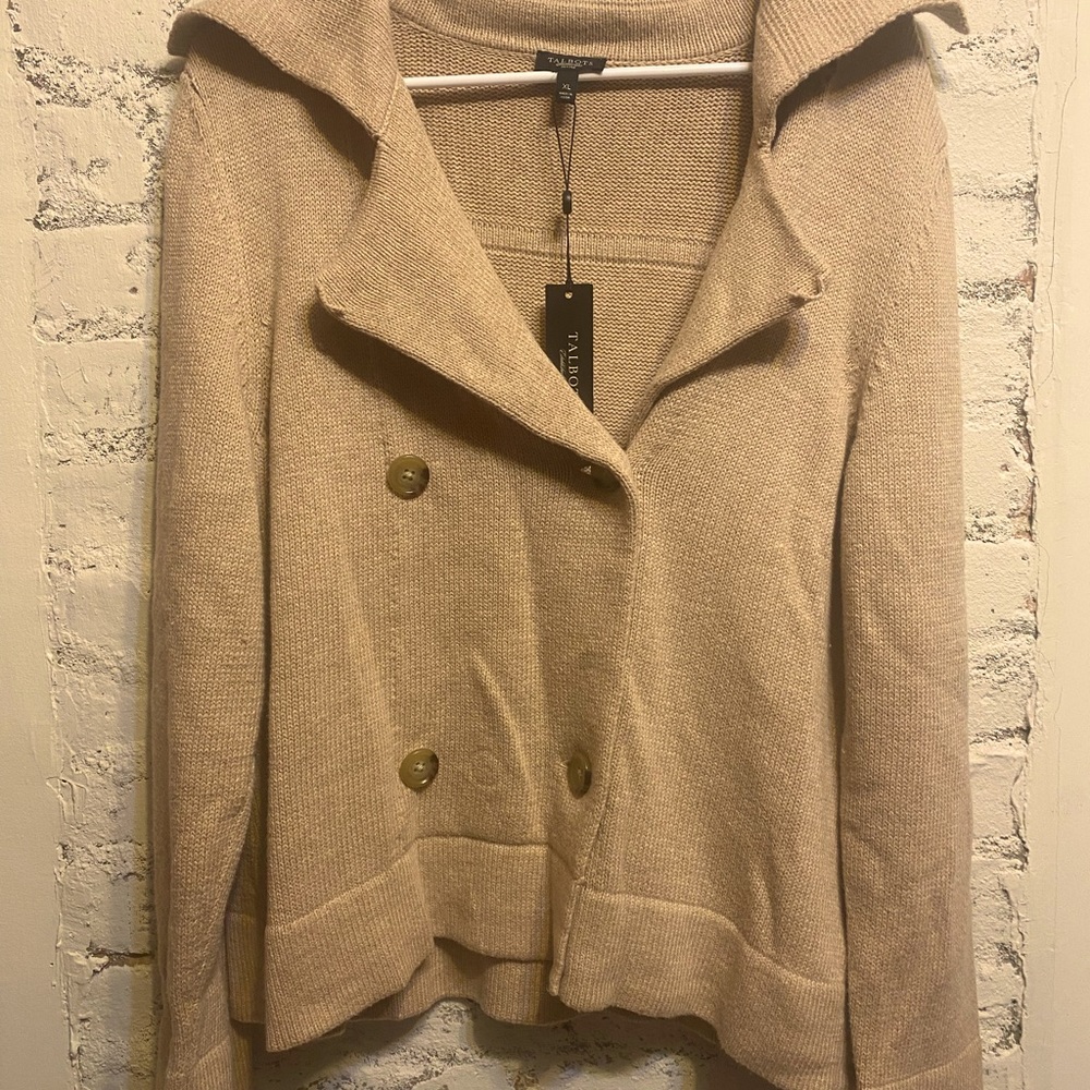 Talbots camel color sweater xl